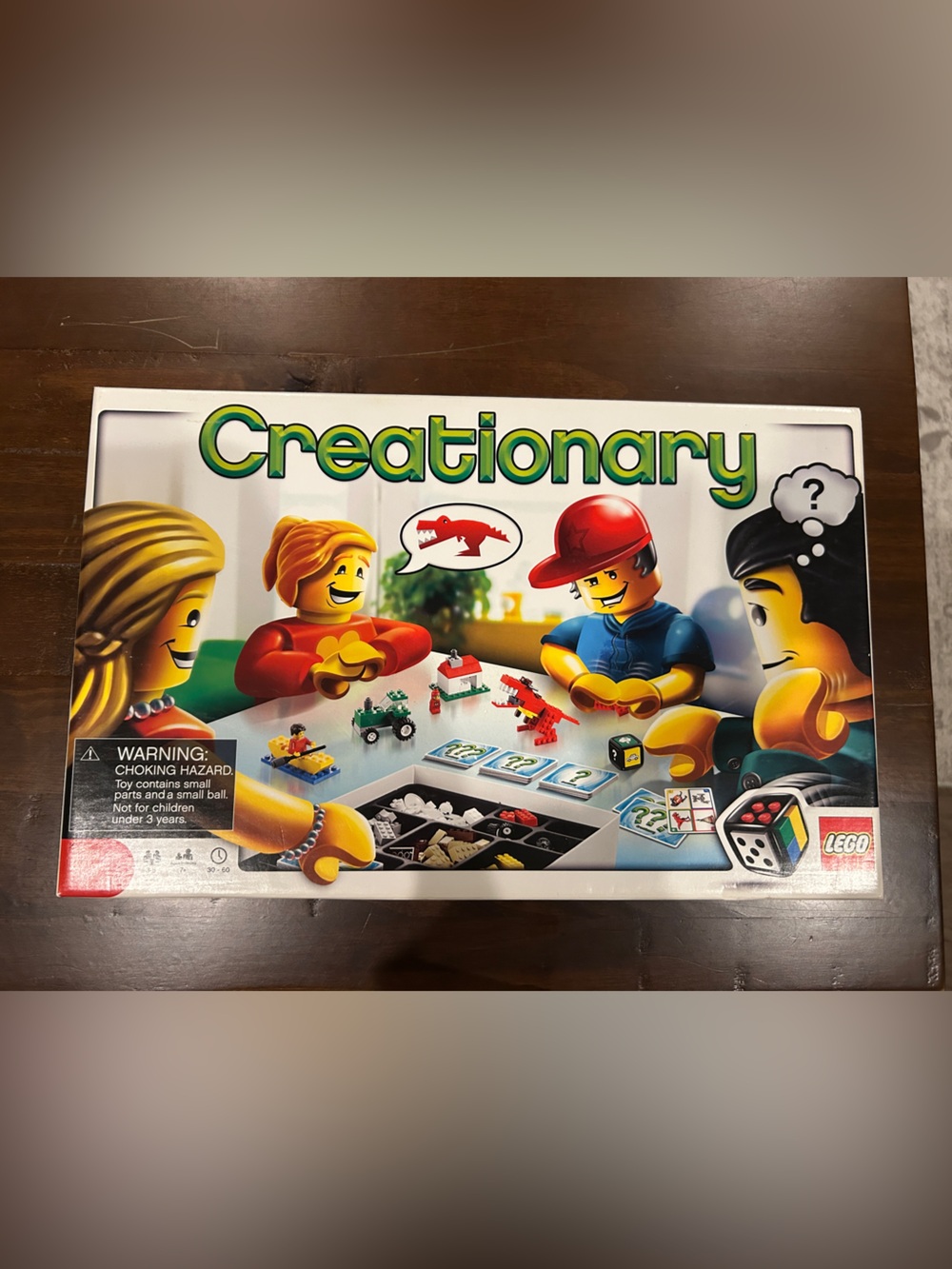 LEGO Creationary Game 3844 Board Game with Pieces
